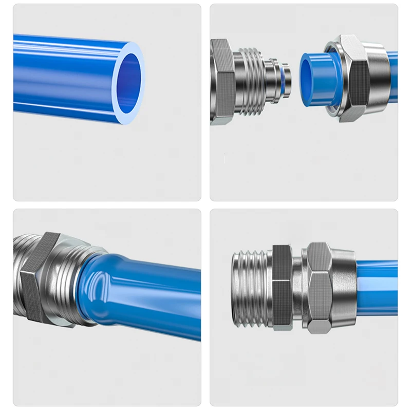 Copper Pneumatic Fittings Air  - Compression Fitting Brass recension och pris