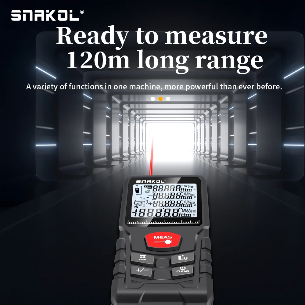SNAKOL SK-120 Digital Laser Di - Stanley Tape 25Ft recension och pris