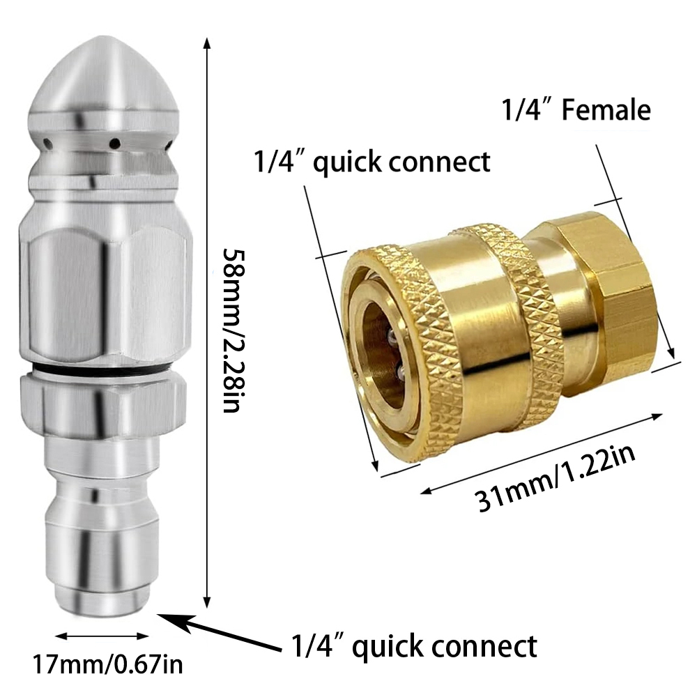 Water Jet High Pressure Spraye - Drain Pipe Clip recension och pris