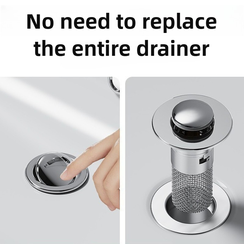 Stainless Steel Sink Drain Fil - Drain Pipe Clip recension och pris